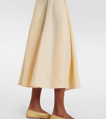 Vestido midi Esme de lino | Faithfull