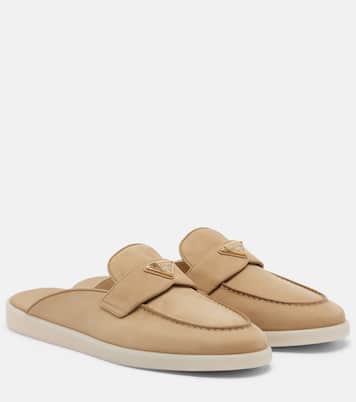 Slippers aus Veloursleder | Prada