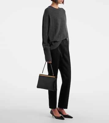 Elise Medium leather shoulder bag  | The Row
