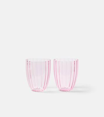 Set of 2 glass tumblers | Dolce&Gabbana Casa