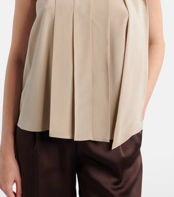 Top aus Crêpe de Chine aus Seide | Max Mara