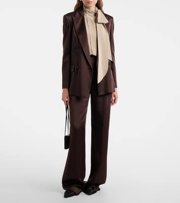 Top aus Crêpe de Chine aus Seide | Max Mara