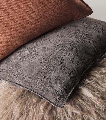 Cotton-blend cushion | Maison de Vacances