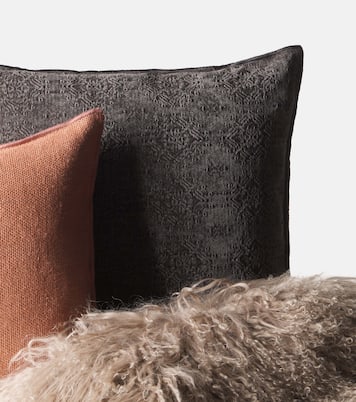 Cotton-blend cushion | Maison de Vacances
