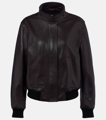 Rios leather jacket | Nour Hammour