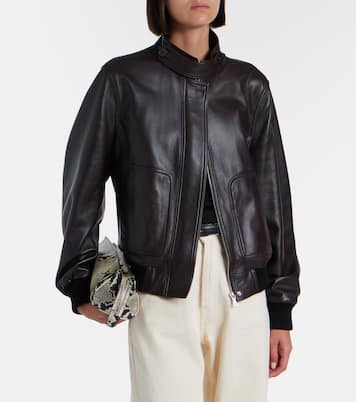 Rios leather jacket | Nour Hammour