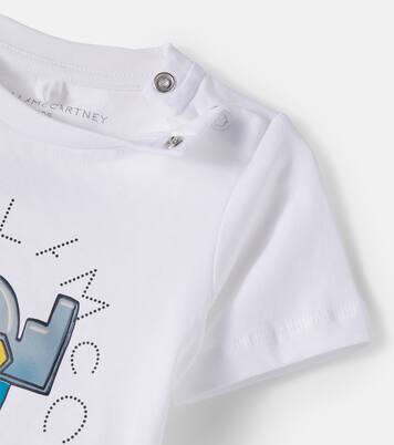 Baby logo cotton jersey T-shirt | Stella McCartney Kids