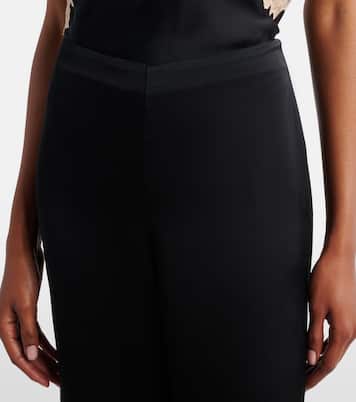 Marcela lace-trimmed wide-leg pants | Rixo