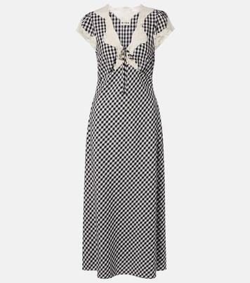 Midikleid Amari mit Spitze | Rixo