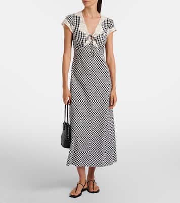 Midikleid Amari mit Spitze | Rixo