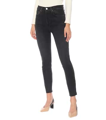 High-rise ankle crop skinny jeans | Re/Done