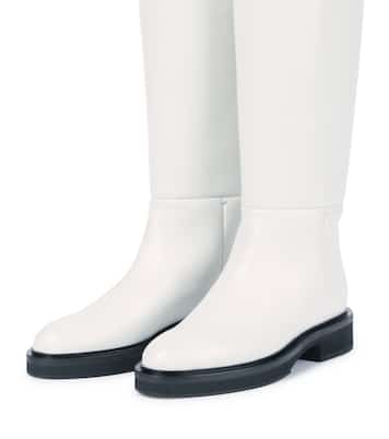 Derby leather knee-high boots | Khaite