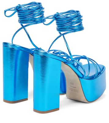 Plateausandalen Malena aus Leder | Paris Texas