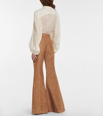 Vita corduroy high-rise flared pants | Gabriela Hearst