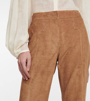 Vita corduroy high-rise flared pants | Gabriela Hearst