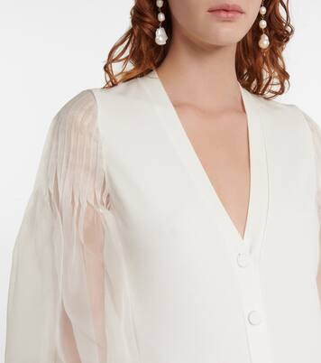 Robe midi Harmonia en soie | Altuzarra