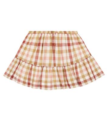 Jupe Paloma en coton à carreaux | Bonpoint