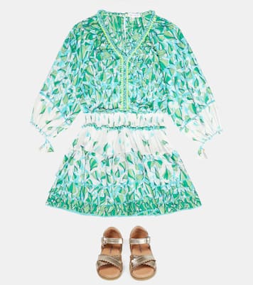 Robe Ariel à fleurs | Poupette St Barth Kids