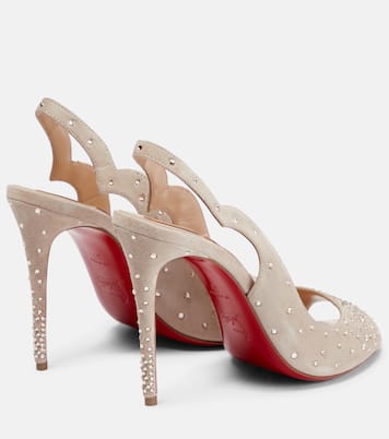 Nudes Degrachick suede sandals | Christian Louboutin