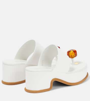 Plateausandalen aus Leder | Dries Van Noten