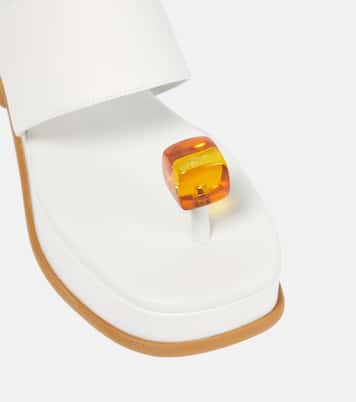 Plateausandalen aus Leder | Dries Van Noten