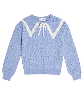 Saffron collared cotton-blend sweater | Morley