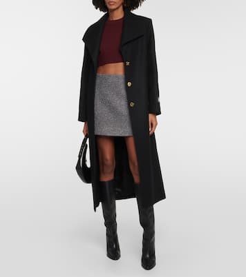 Pull raccourci en laine et cachemire | Patou