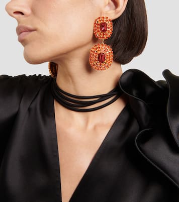 Embellished drop earrings | Magda Butrym
