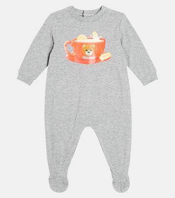 Baby - Set di 2 tutine in cotone con logo | Moschino Kids