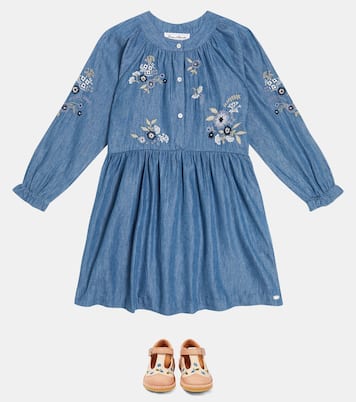 Embroidered cotton dress | Tartine et Chocolat