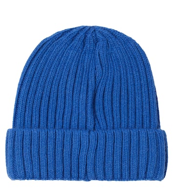 Ribbed-knit wool and cotton beanie | Mini Rodini
