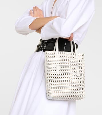 Mina NS Neo Vienne leather tote bag | Alaïa