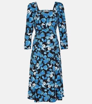 Joanna floral crêpe midi dress | Diane von Furstenberg