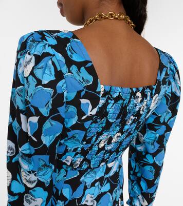 Joanna floral crêpe midi dress | Diane von Furstenberg