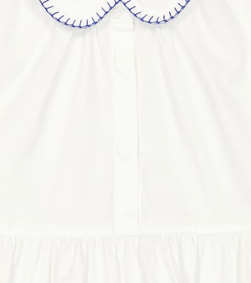 Cotton-blend poplin blouse | Burberry Kids