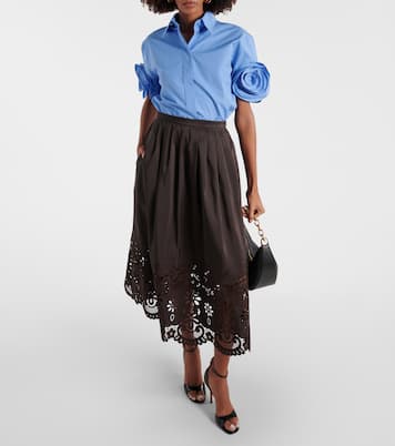 Midirock aus Seide  | Valentino