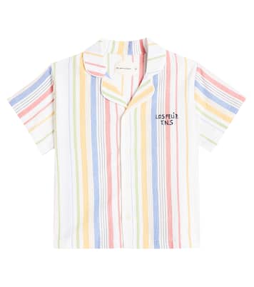 Torrance striped cotton bowling shirt | The New Society