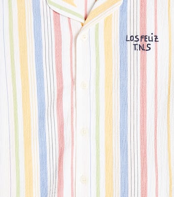 Torrance striped cotton bowling shirt | The New Society
