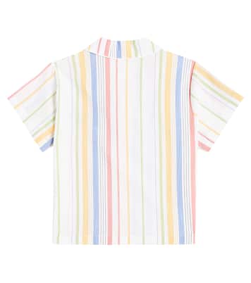 Torrance striped cotton bowling shirt | The New Society