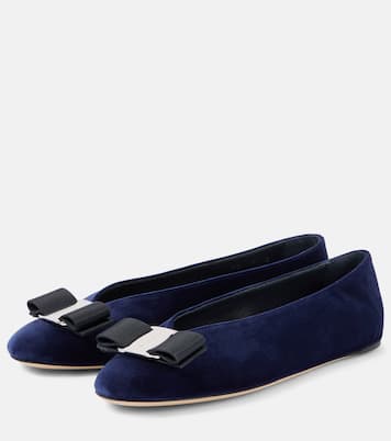 Vanna velvet ballet flats | Ferragamo