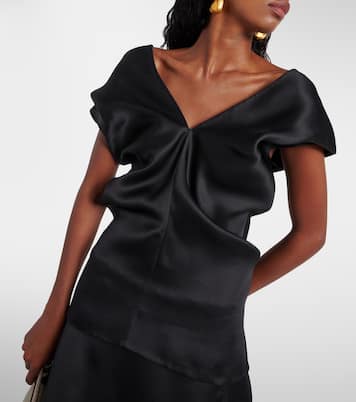 Top Ami aus Seidensatin | Khaite