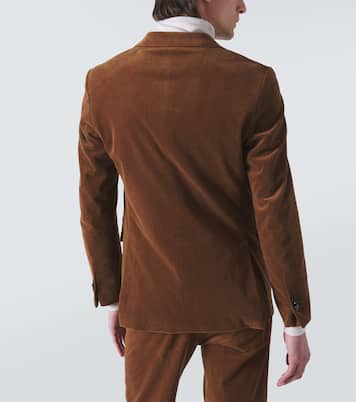 Blazer in velluto di cotone e cashmere | Zegna