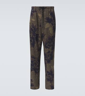 Bedruckte gerade Hose | Dries Van Noten