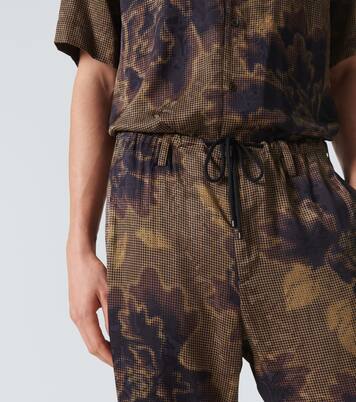 Bedruckte gerade Hose | Dries Van Noten