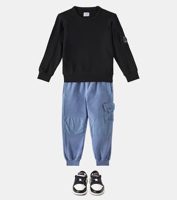 Cotton fleece cargo sweatpants | C.P. Company Kids
