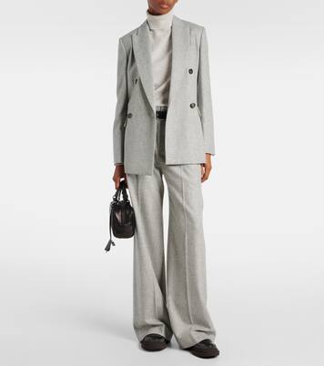 Blazer de franlea de lana y cachemir | Brunello Cucinelli