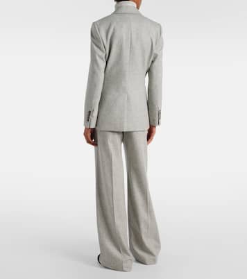 Blazer de franlea de lana y cachemir | Brunello Cucinelli