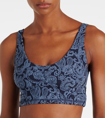 Peached Jade paisley sports bra | The Upside