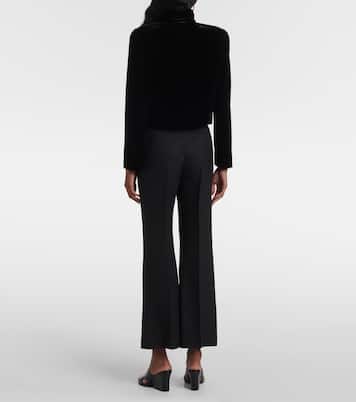 Nash wool and silk straight pants | Loro Piana