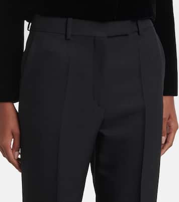 Nash wool and silk straight pants | Loro Piana